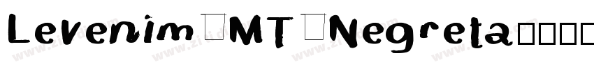 Levenim MT Negreta字体转换